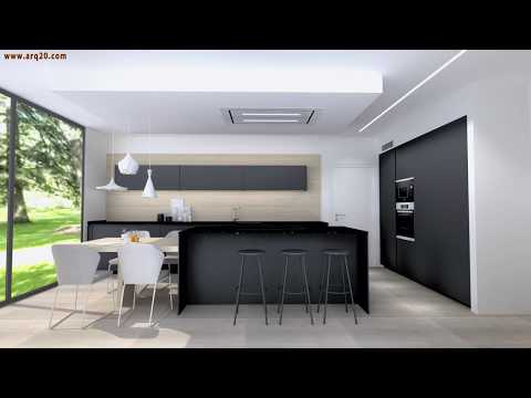 Video: Diseño de cocina minimalista (foto)