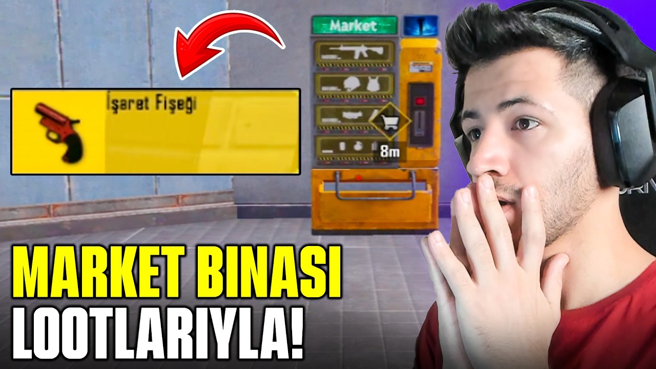 MARKET BİNASI LOOTLARIYLA WİN ALMAK? (FİŞEK ÇIKTI) Pubg mobile