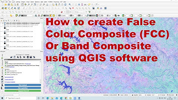 QGIS Lessons-7 How to create False Color Composite (FCC) Or Band Composite using Landsat 8 Data