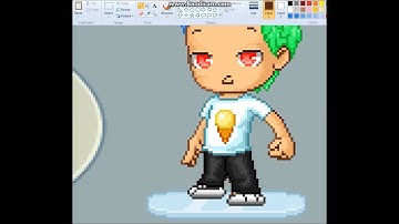 How i Speed Recolor - Using MS Paint - Fantage Pixels - 2013 June Ü