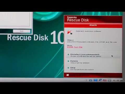 Kaspersky Rescue Disk - Download - Burn - Scan -