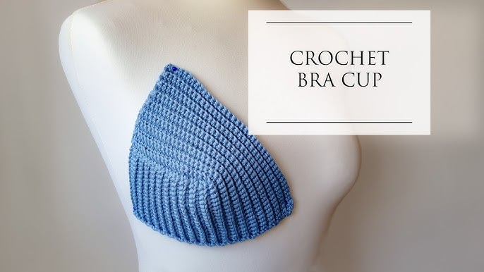 How to Crochet Bikini Cup ALL SIZES for Beginners#crochetbikini  #easycrochettutorial 