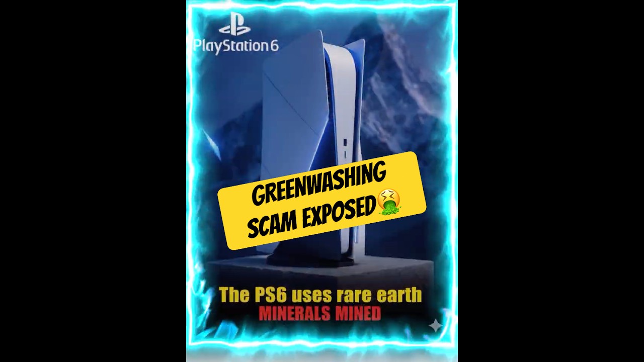 🤯 Sony's "Eco-Friendly" PS6 Is a COMPLETE LIE! (Greenwashing SCAM Exposed)