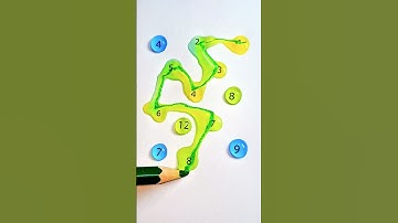Hãy nối số thứ tự từ 1 đến 12 #maths #games #writing #art #line #drawing