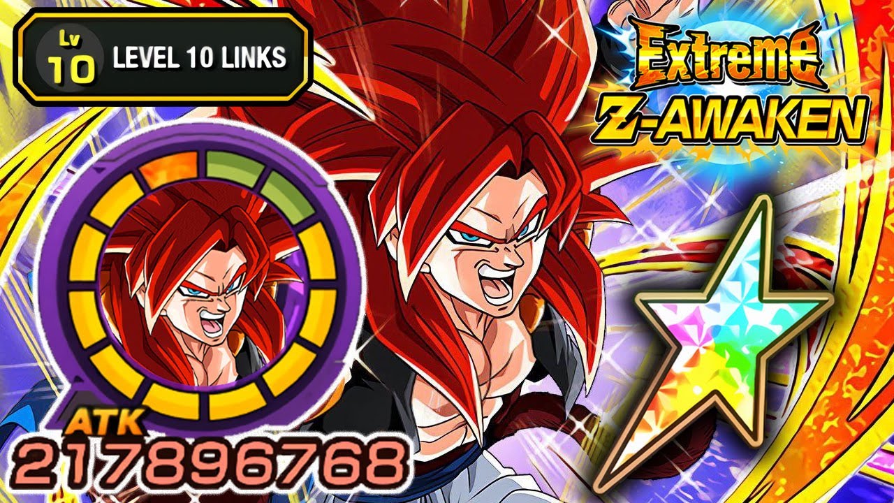 100% EZA INT SSJ4 GOGETA LEVEL 10 LINKS SHOWCASE!!!!!!!!!! Dragon