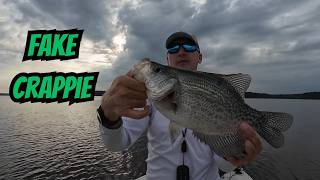 Unbelievable Fake Crappie and Not Real Fishing -