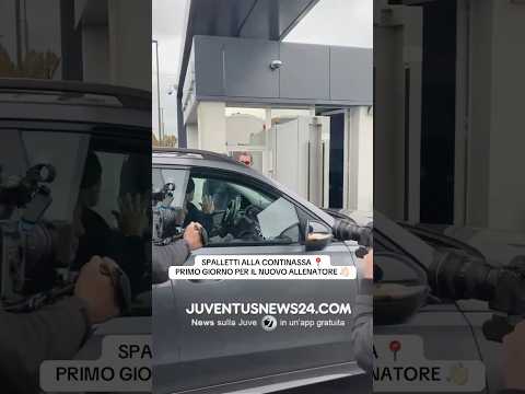 Video #Spalletti è arrivato alla Continassa. Primo giorno da allenatore della #Juventus ? @AndreaBargione