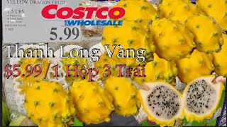 Yellow Dragon Fruit Is On Sale At Costco For 5.99 A Box Of 3 Very Large And Delicious Fruits.