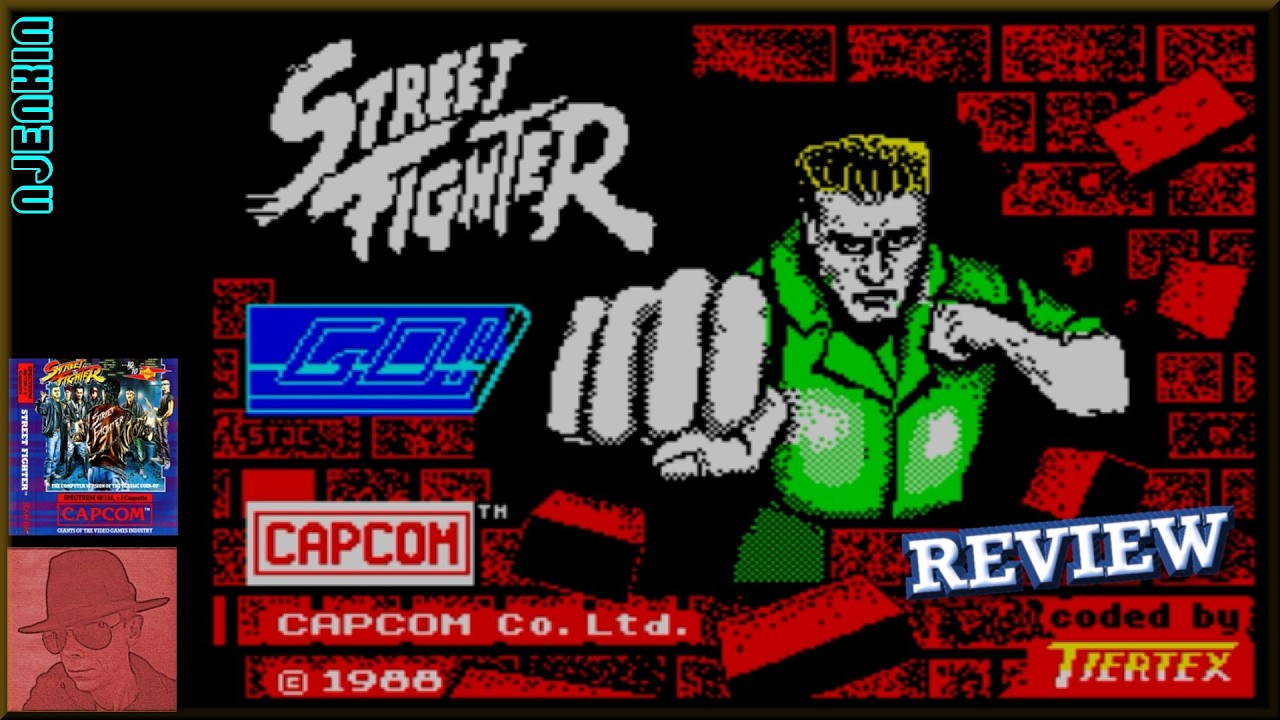 Street Fighter - on the ZX Spectrum 48K !! with Commentary - YouTube