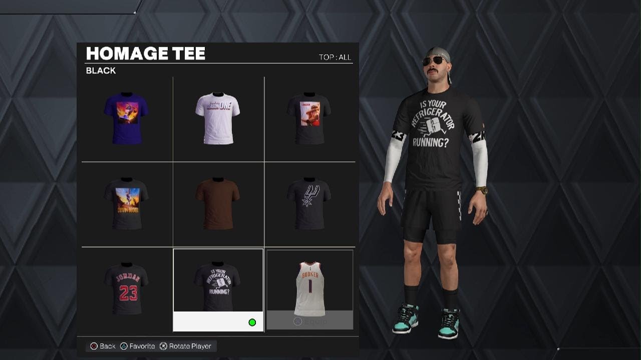 NBA 2K23 missing hardwood jersey - YouTube