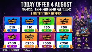🔥 Free Fire Redeem Code Today | 100% Working (4 August 2026) #ff #gaming #viral #reedemcode screenshot 3