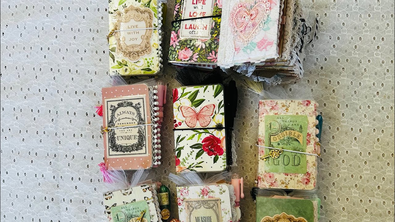 Распродано!! Идеи для бумажных блокнотов 6x6, мини-планшеты, мини-журналы