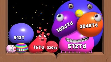 Blob merge 3d (jelly 2048) 🆚 Number Master 2048 Gameplay part 5