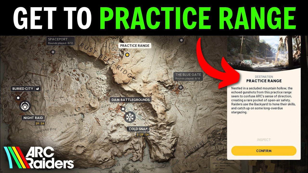 How To Get To Practice Range in Arc Raiders (EASY) - YouTube