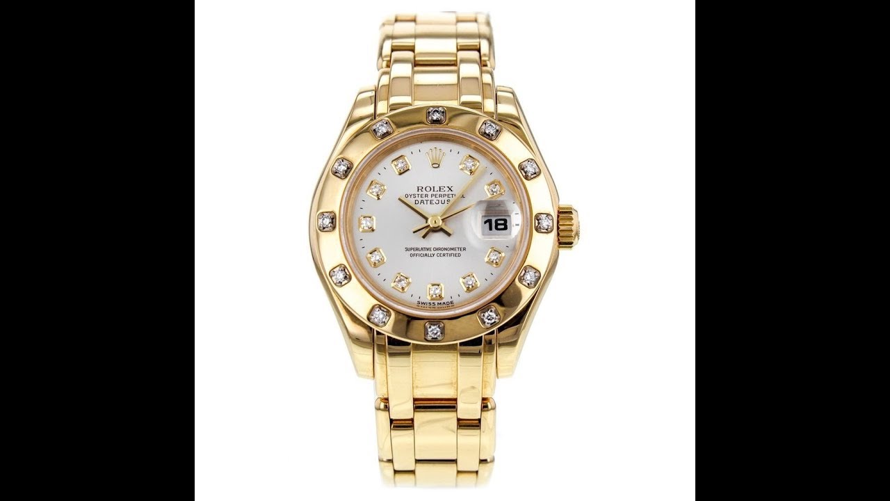 EWC Review - Rolex Datejust Pearlmaster 69318 - YouTube