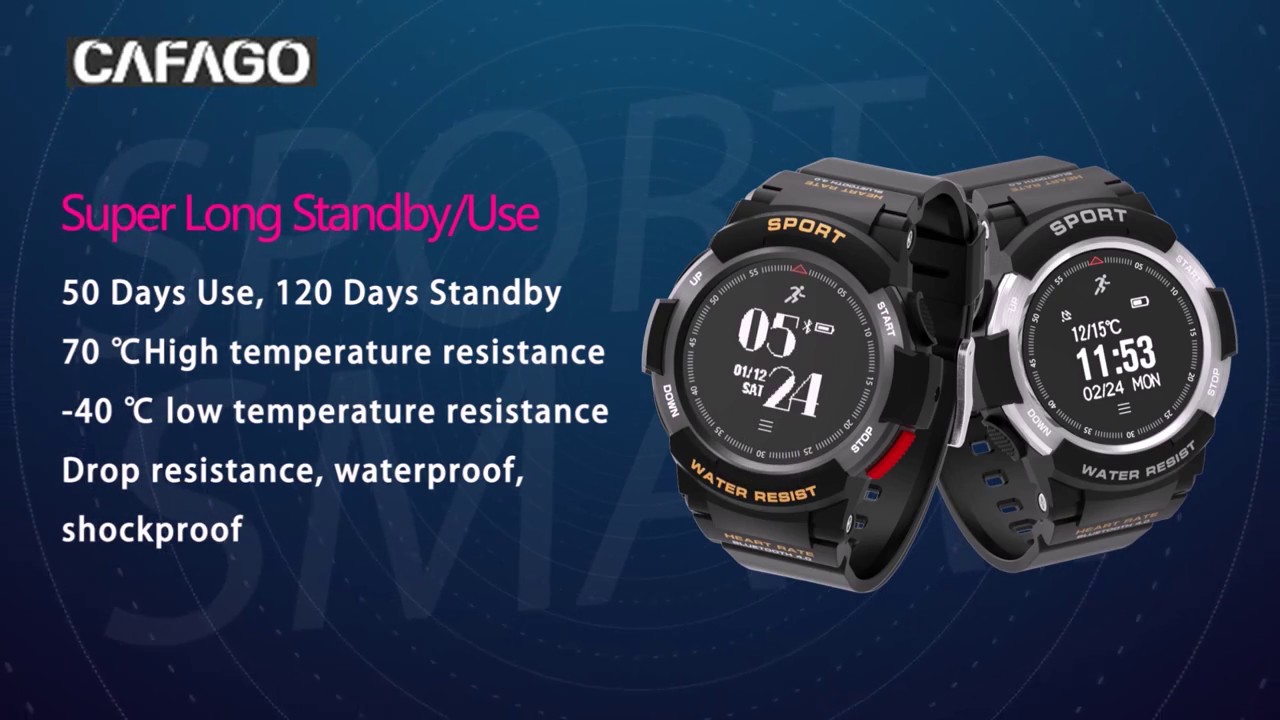 DTNO.I F6 IP68 Waterproof BT4.0 Smart Watch
