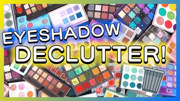 Amazing Eyeshadow Collection and Declutter - Part 1! (50+ palettes?!)