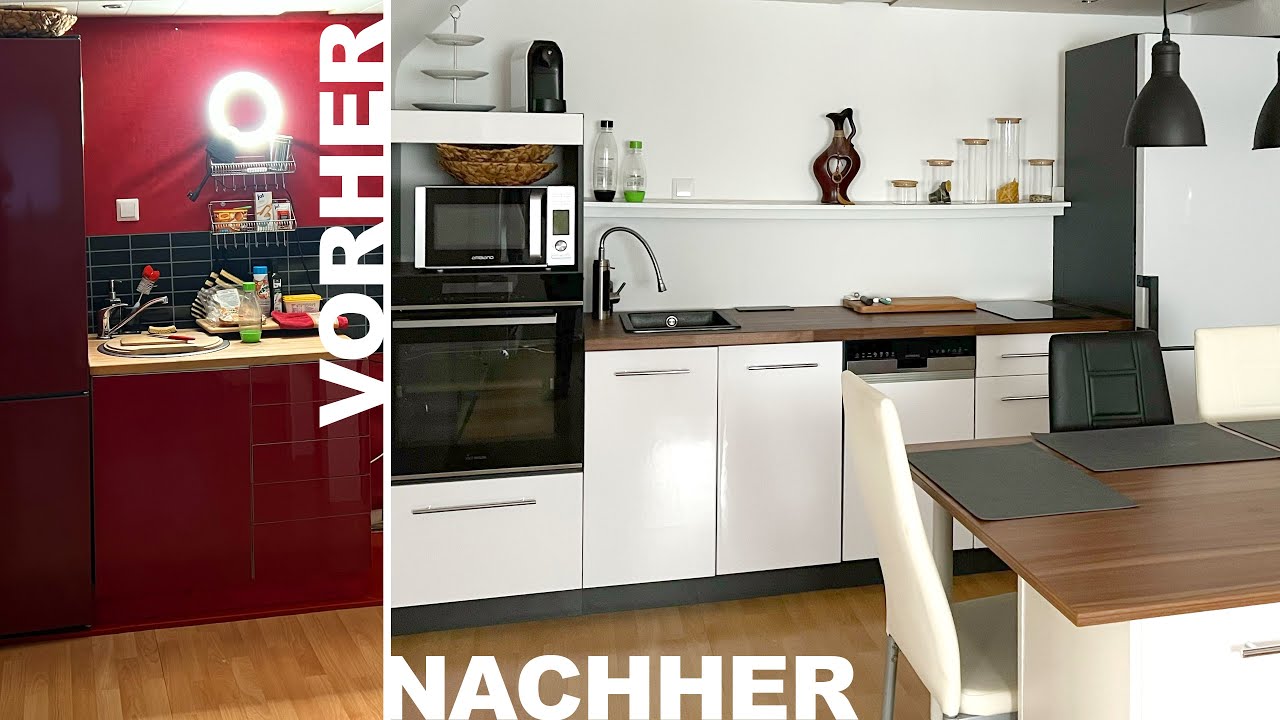 DIY KÜCHEN MAKEOVER Low Budget - Küche renovieren und Smart Home installieren
