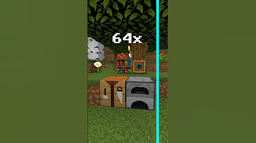 ماين كرافت لكن كل ثانية تزيد واقعية اللعبة Shorts 