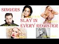 Famous Singers SLAY in EVERY VOCAL REGISTER