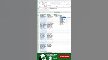 How to Create Absentee List in Excel | #exceltutorial #shorts #trending #viral #pov
