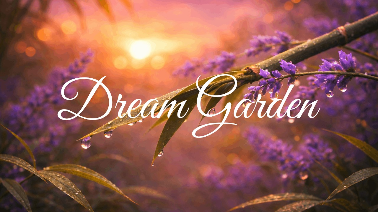 Dream Garden • a place where peace quietly blooms • Relaxing background music.