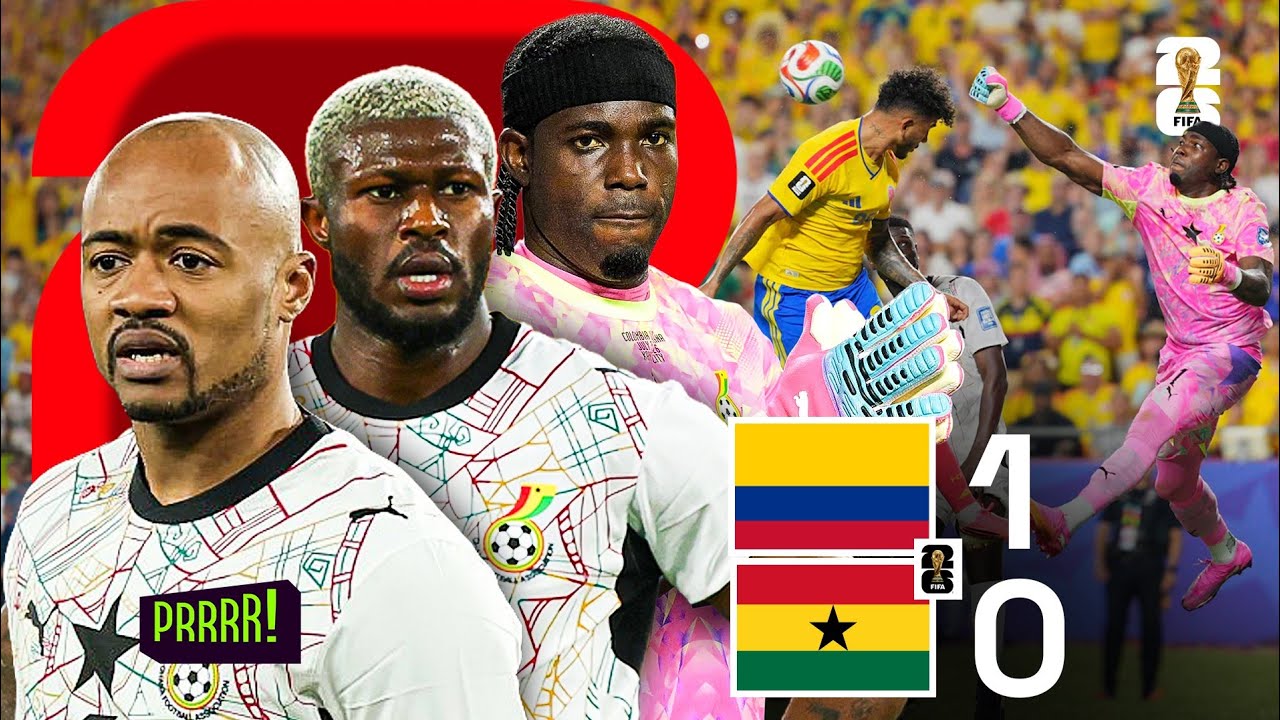 Heartbreak 💔 For Ghana | Colombia End Black Stars World Cup Campaign #Prrrr!  #Kwadwosheldonstudios 