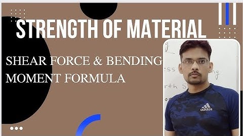 SHEAR FORCE BENDING MOMENT DIAGRAM FORMULA/SSC JE/RPSC AEN/ RAJ JEN
