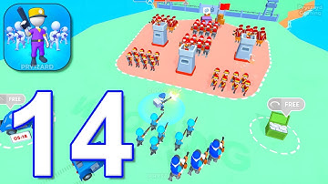 Army War Camp - Gameplay Walkthrough Part 14 - Train Soldiers Build Base (iOS, Android)