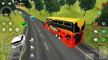 Thailand Mobile Bus Simulator - New Bus Unlocked - Android Gameplay FHD