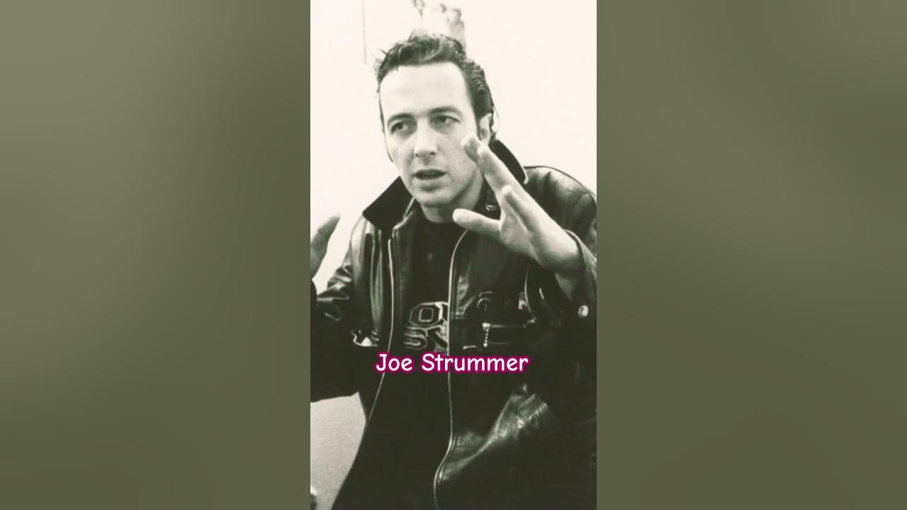 Joe Strummer! He was co-founder of The Clash & an amazing musician & lyricist! Died way too young!