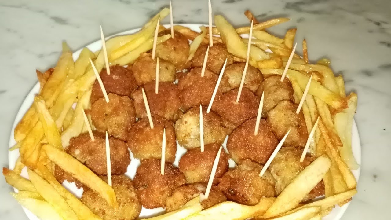 كعابر اسكالوب المقرمشة محشوة بالجبن 🍟🍢