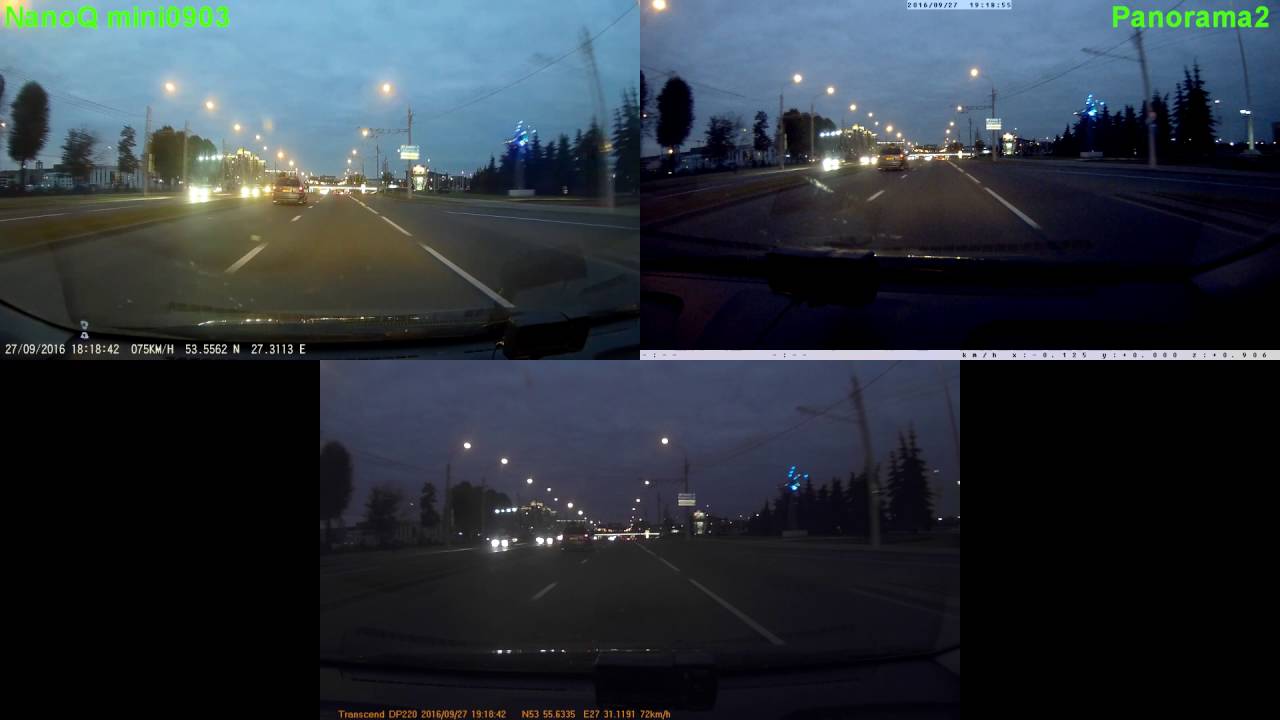 Тест ВР: NanoQ mini0903 - Вечерняя сьемка (sony imx322)