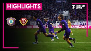FC Erzgebirge Aue - Dynamo Dresden | Highlights 3. Liga | MAGENTA SPORT