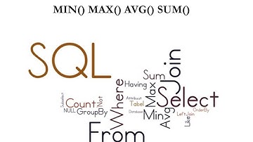 SQL 09 Min Max Avg Sum