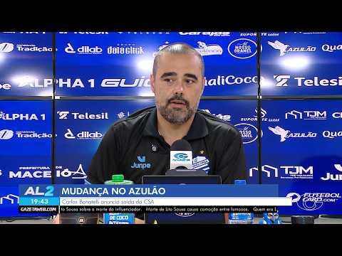 Carlos Bonatelli anuncia saída do cargo de diretor de futebol do CSA - 01/10/2026