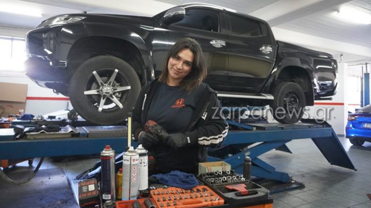 20χρονη Χανιώτισσα η πιο νέα μηχανικός αυτοκινήτων στα Χανιά