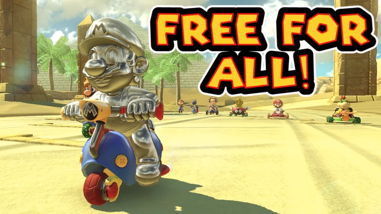 Mario Kart 8 Deluxe 200cc Free For All Races 3! YouTube