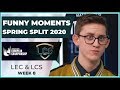 Funny Moments - LCS & LEC Week 8 - Spring Split 2020