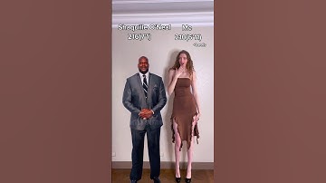 Height comparison #shorts #trending #goviral #shaquilleoneal #height #tall #comparison #heels #fyp