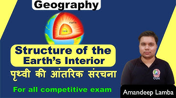 Structure of the  Earth’ Interior |पृथ्वी की आतंरिक संरचना| INTERNAL STRUCTURE Of THE EARTH | UGCNET
