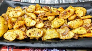 CHICKEN SAUSAGE WITH POTATOES | chicken sausage dry fry with potato recipe | how to cook sausage