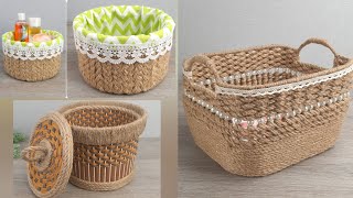 From an ordinary Cord I made Magnificent Baskets with my own hands