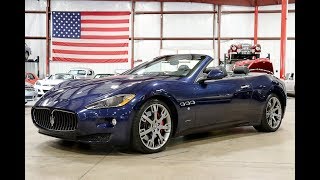 2011 Maserati Gran Turismo Convertible Blue