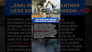 „ZAHL ODER LAUF!“ RENTNER LIESS 50 AUTOS UMPARKEN! 🚗🛑