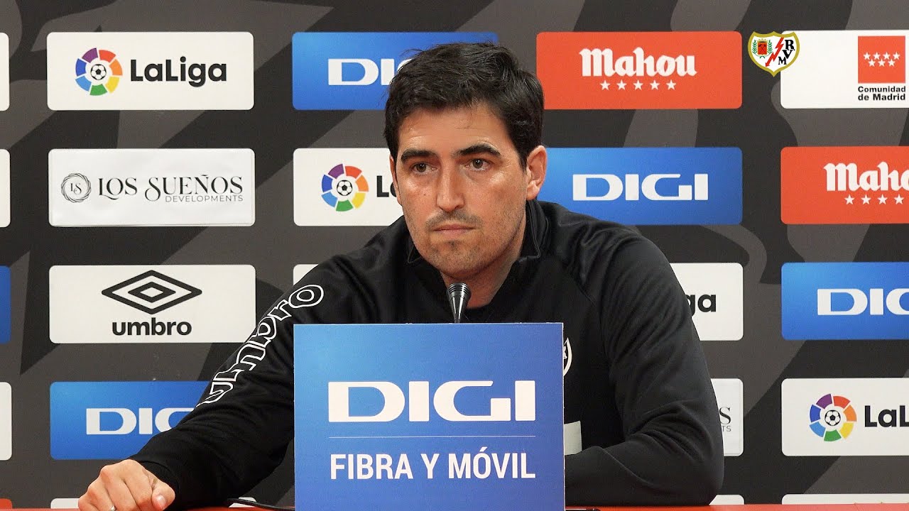 Iraola en la previa del Rayo - Villarreal CF - YouTube