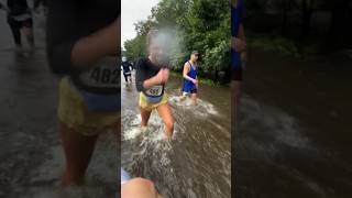 Runners race through flash floods in New Jersey Fisker Karma New Jersey Flood