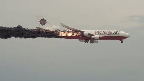 Plane smoke simulation, Blender camera tracking, animation, REUPLOAD