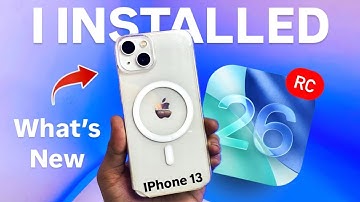 I Installed iOS 26 RC Update on iPhone 13 - IOS 26 RC Top New Features on iPhone 13