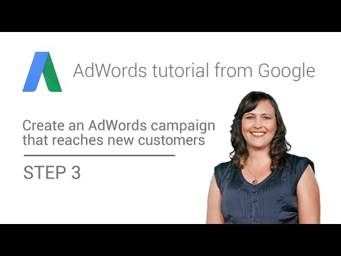 AdWords tutorial from Google - Step 3: Choose your campaign type